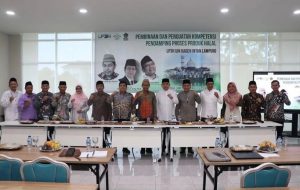 Lembaga Pendamping Proses Produk Halal (LP3H) UIN Raden Intan Lampung Menggelar Pembinaan dan Penguatan Kompetensi Pendamping Proses Produk Halal (PPH)